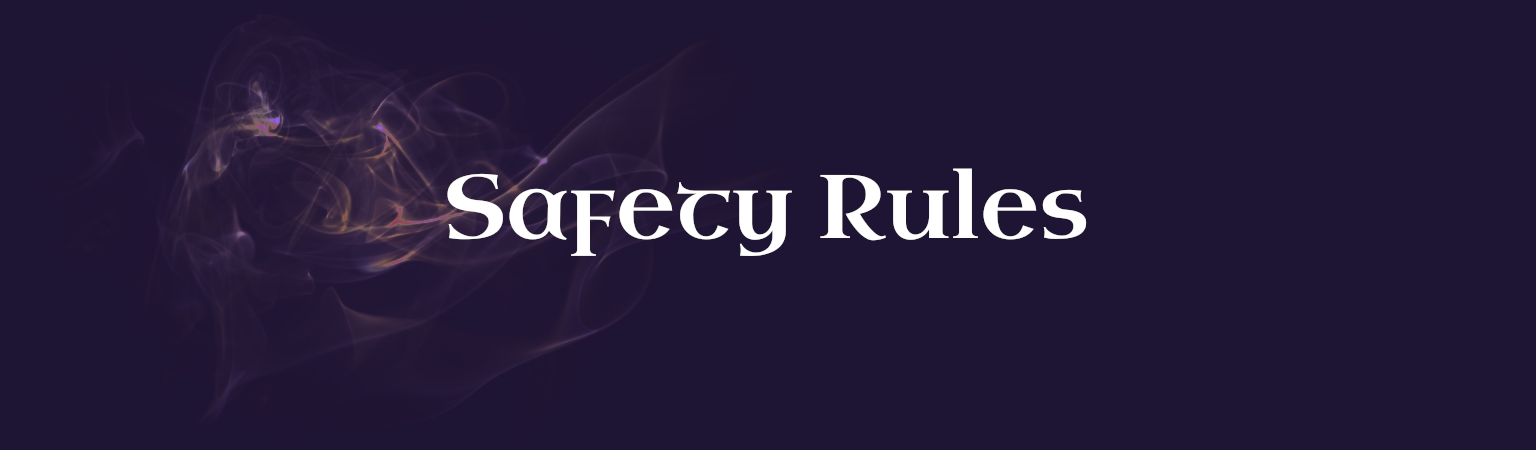 Safety rules artwork